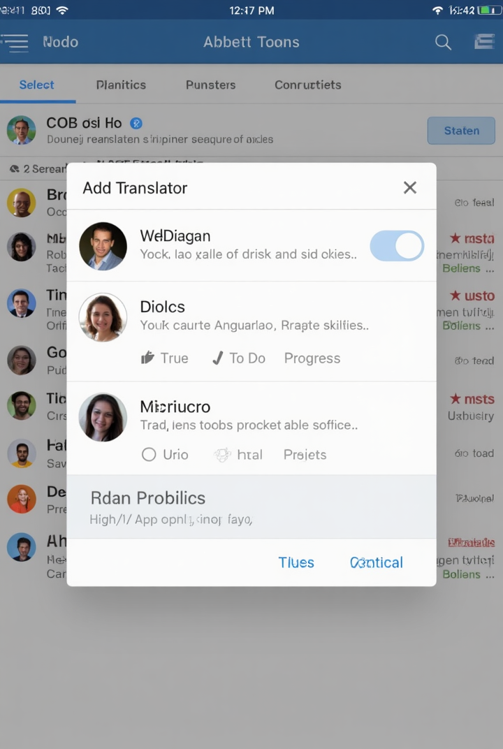 Team-Based Translation Management